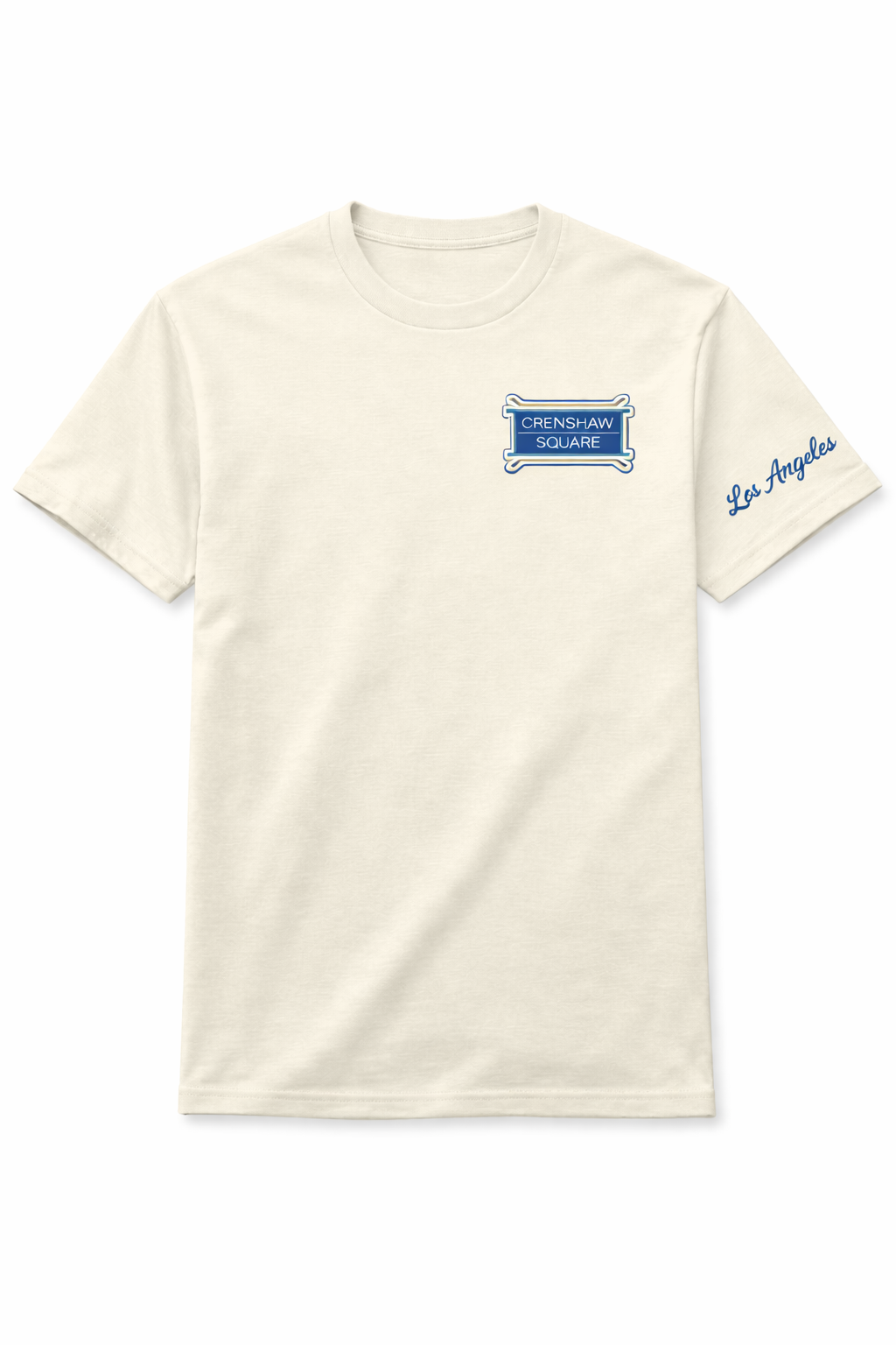 OG Heavy Core 8.5 oz. Cream -T w/ Blue Logo